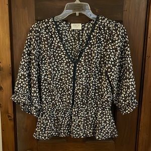 Sienna Sky floral peplum top